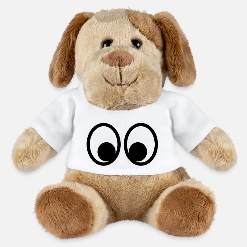 Yeux - Chien en peluche Helge MiniFeet® - blanc