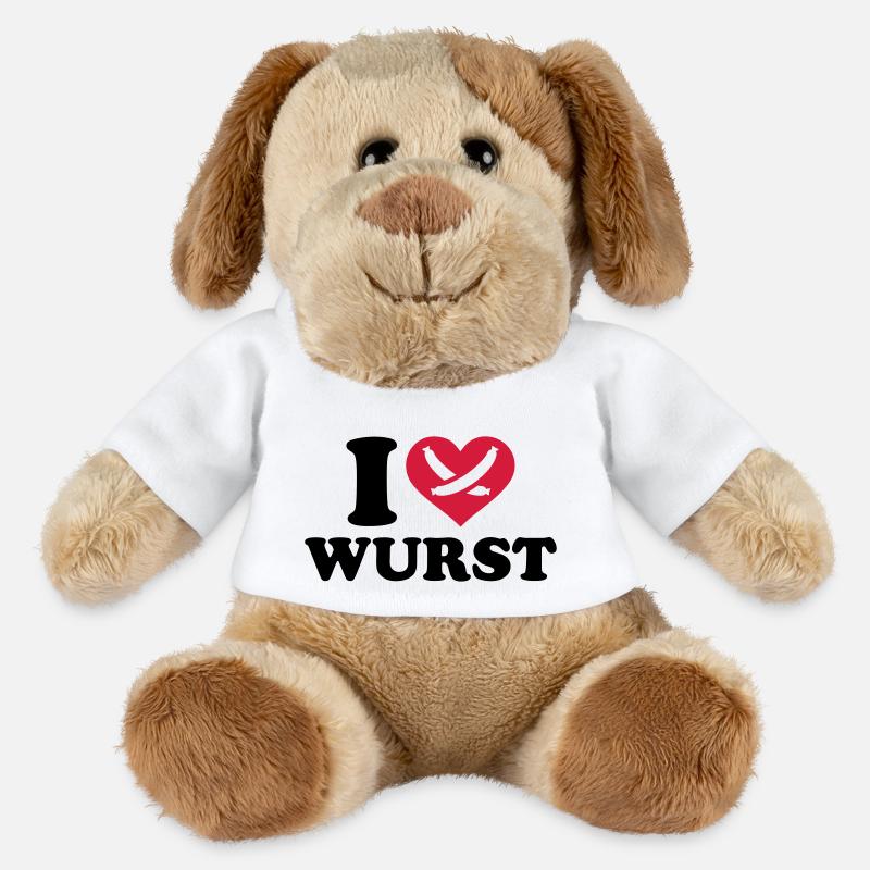 Wurst - MiniFeet® Hund Helge - Weiß