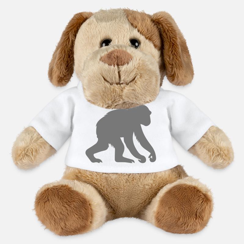affe - MiniFeet® Hund Helge - Weiß