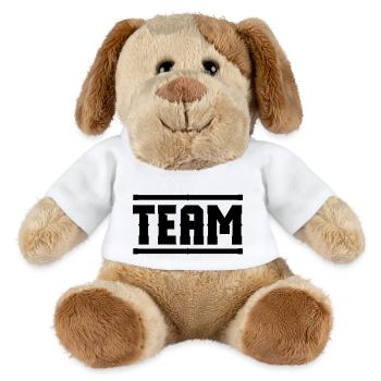 team - MiniFeet® Dog Helge - white - Front