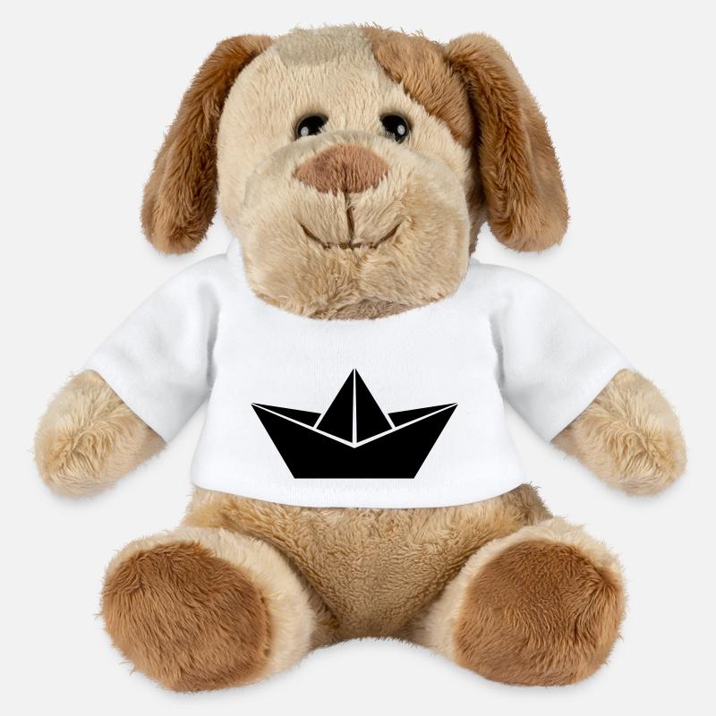 Papierboot - MiniFeet® Hund Helge - Weiß