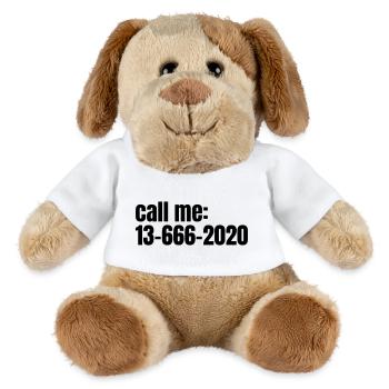 call me 13 666 2020 - MiniFeet® Hund Helge - Weiß - Vorne