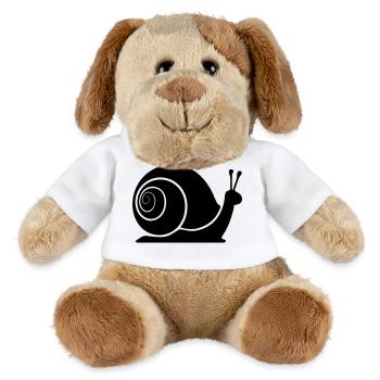 Schnecke - MiniFeet® Hund Helge - Weiß - Vorne