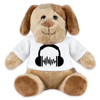 Kopfhörer - MiniFeet® Hund Helge - Weiß - Vorne