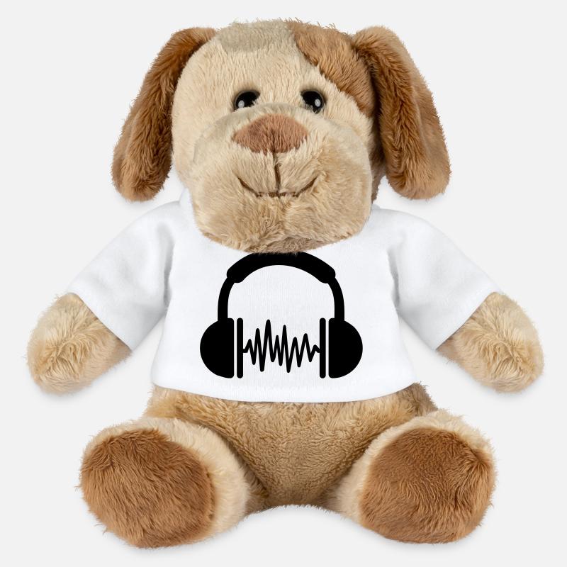 Kopfhörer - MiniFeet® Hund Helge - Weiß