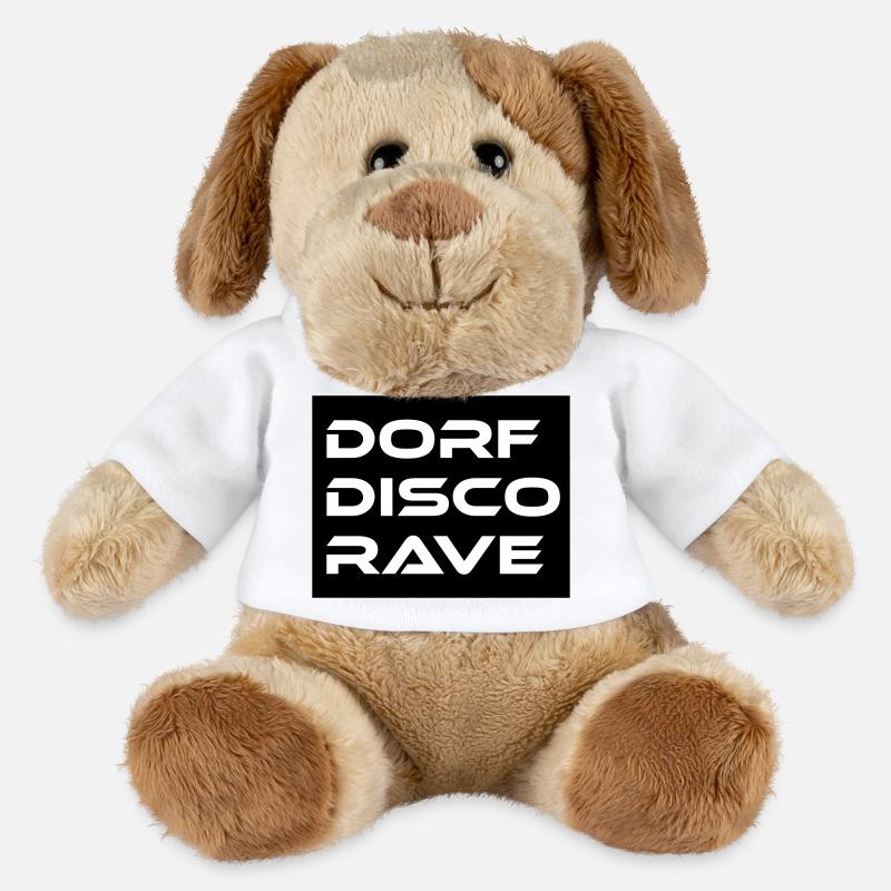 Dorf Disco Rave - MiniFeet® Hund Helge - Weiß