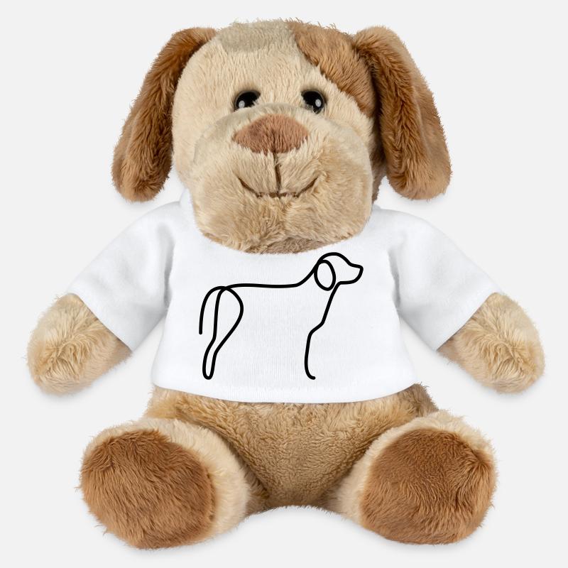 Beagle - Chien en peluche Helge MiniFeet® - blanc