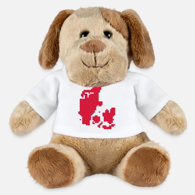 Dänemark - MiniFeet® Hund Helge - Weiß