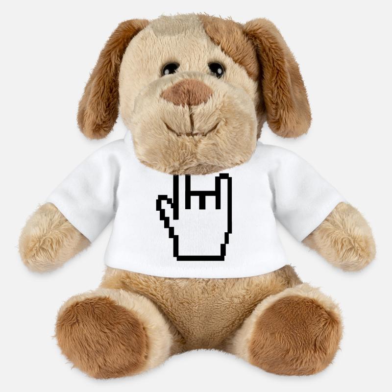 metal - MiniFeet® Dog Helge - white