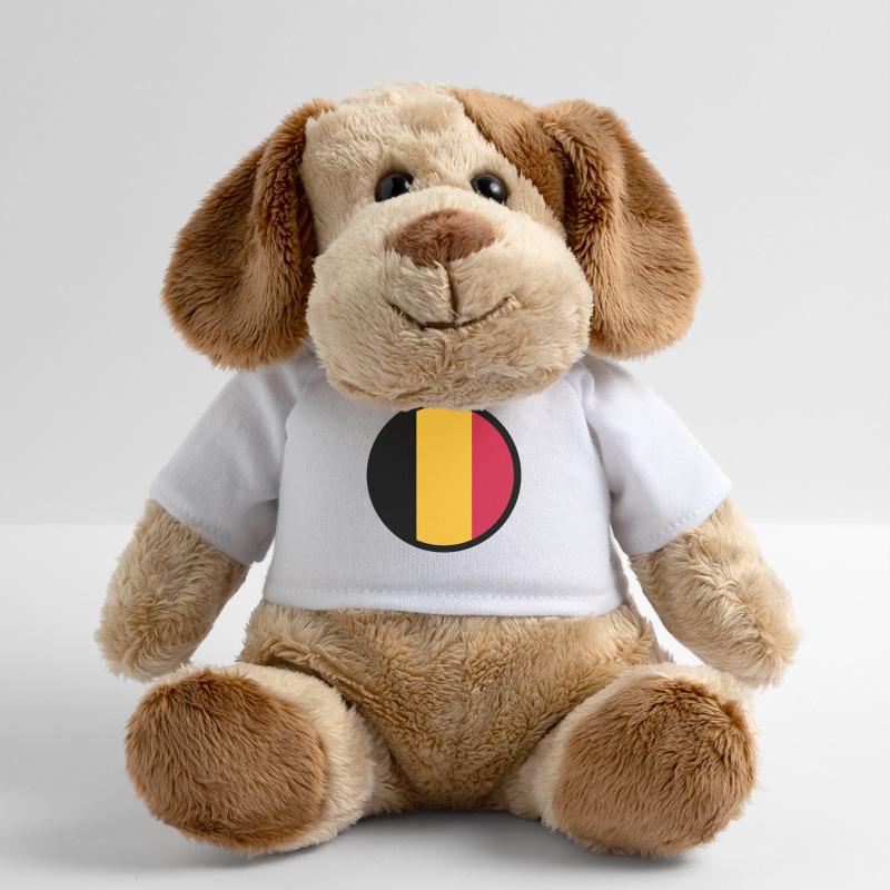 Marqué par la Belgique Chien en peluche Helge MiniFeet®