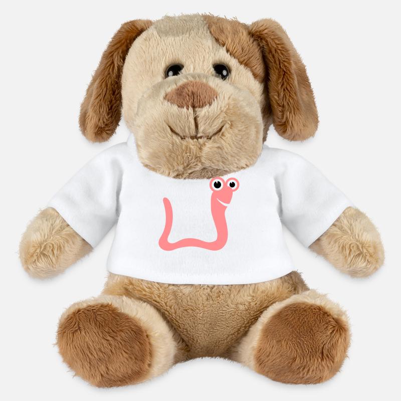 Wurm Schlange - MiniFeet® Hund Helge - Weiß