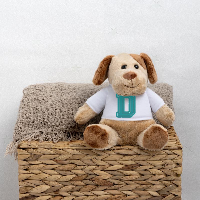 Lettre D Chien en peluche Helge MiniFeet®