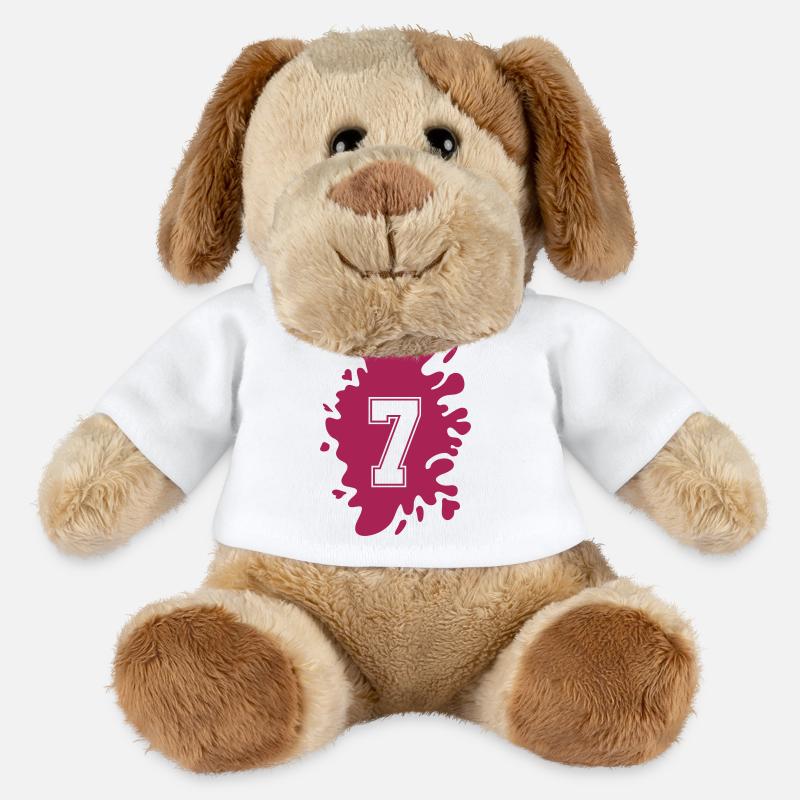 klecks 7 - MiniFeet® Hund Helge - Weiß