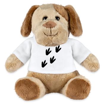 Dinosaur track - MiniFeet® Dog Helge - white - Front