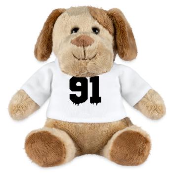 91 - MiniFeet® Dog Helge - white - Front