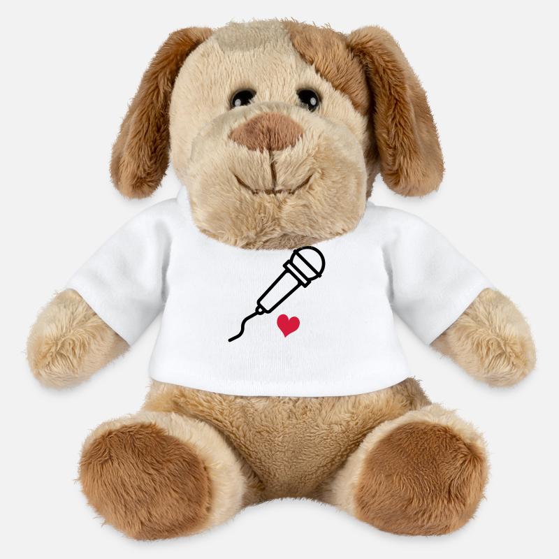 sing - MiniFeet® Dog Helge - white