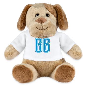 66 - MiniFeet® Hund Helge - Weiß - Vorne