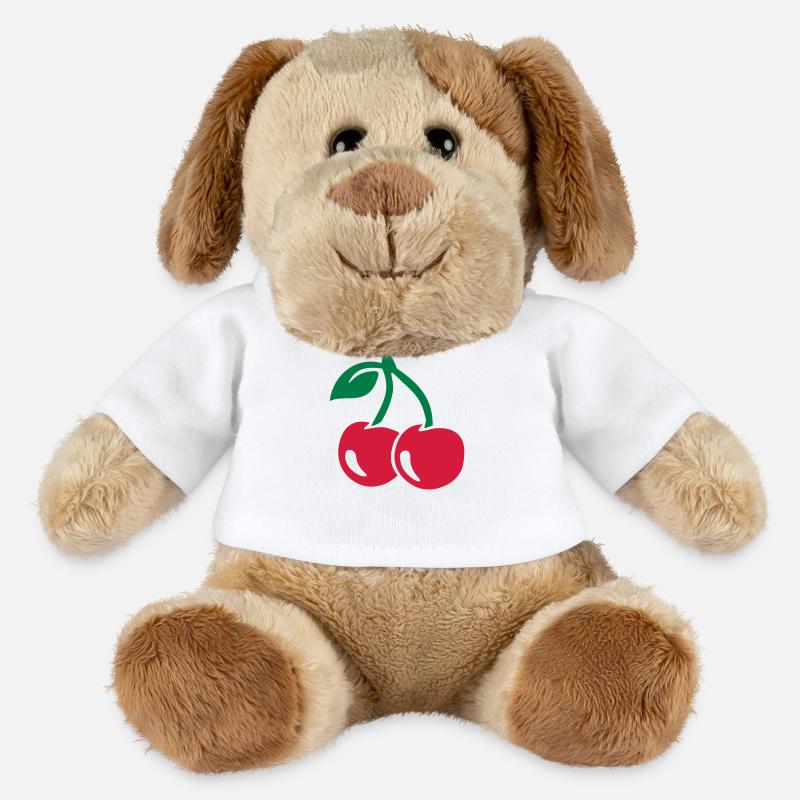 Kirsche - MiniFeet® Hund Helge - Weiß