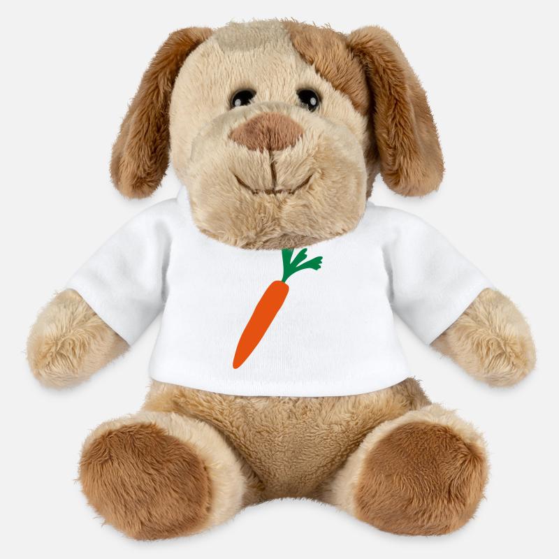 Karotte - MiniFeet® Hund Helge - Weiß