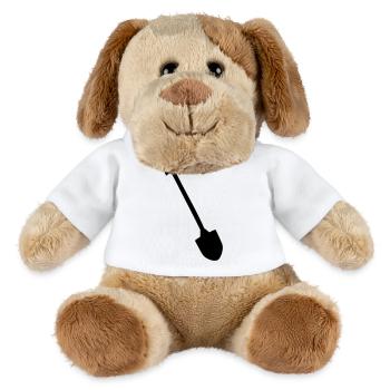 Schaufel Spaten - MiniFeet® Hund Helge - Weiß - Vorne