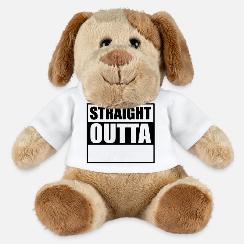 Straight outta - MiniFeet® Dog Helge - white