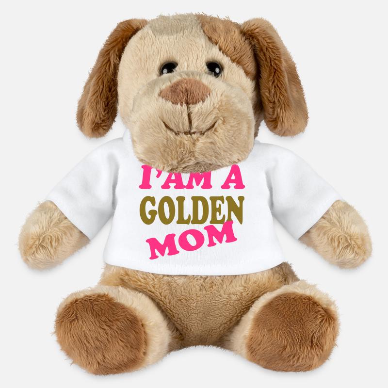 GOLDENE MAMA - MiniFeet® Hund Helge - Weiß