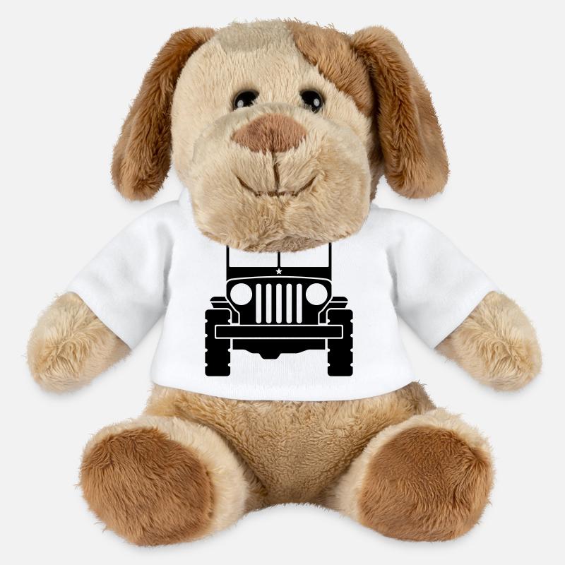Jeep - SUV - Chien en peluche Helge MiniFeet® - blanc