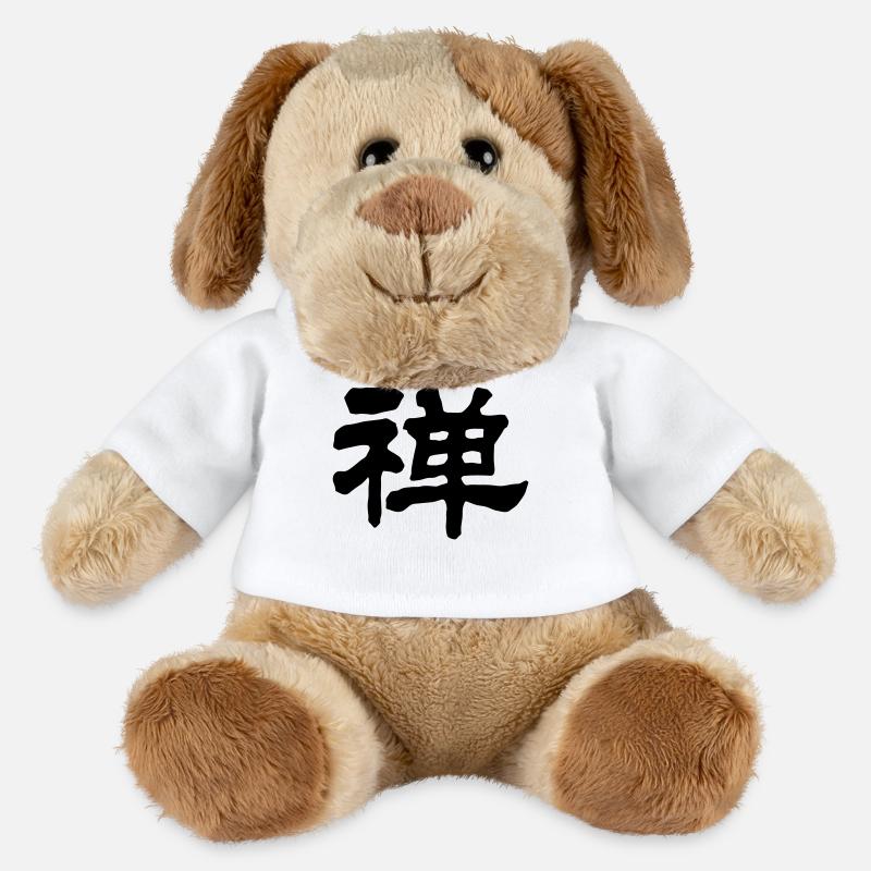 Chinese words: Zen - MiniFeet® Dog Helge - white