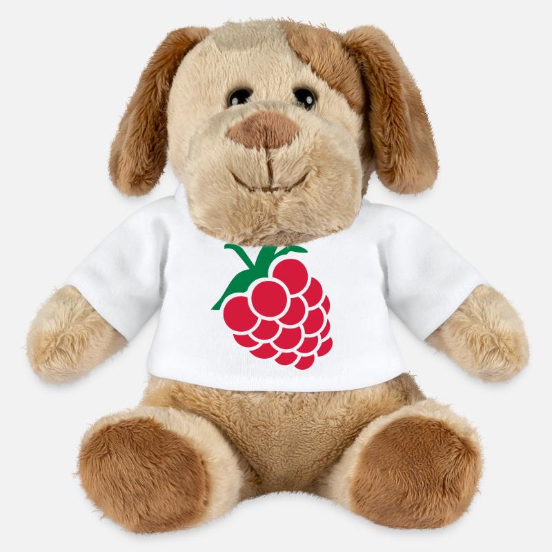 Himbeere - MiniFeet® Hund Helge - Weiß