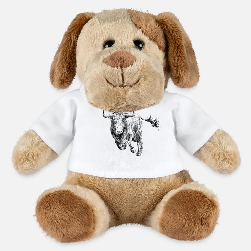 Stier - MiniFeet® Hund Helge - Weiß
