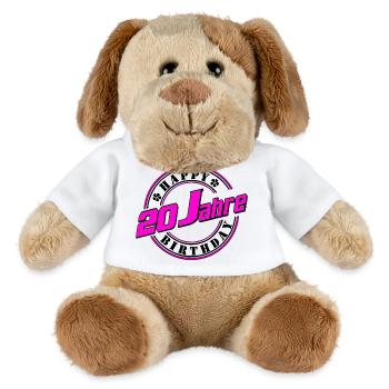 20 Jahre Neon Jubiläum - MiniFeet® Hund Helge - Weiß - Vorne