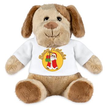 Cadeaux du Père Noël - Chien en peluche Helge MiniFeet® - blanc - Devant