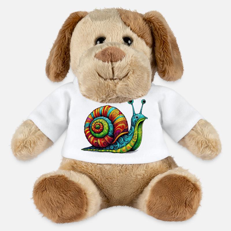 Schnecke - MiniFeet® Hund Helge - Weiß