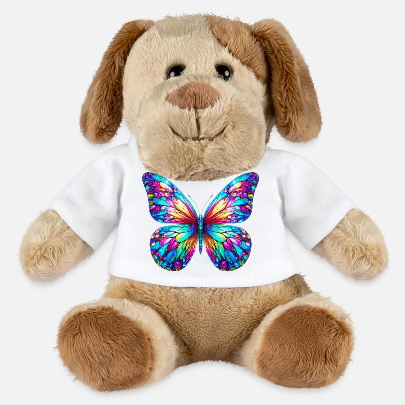 Schmetterling - MiniFeet® Hund Helge - Weiß