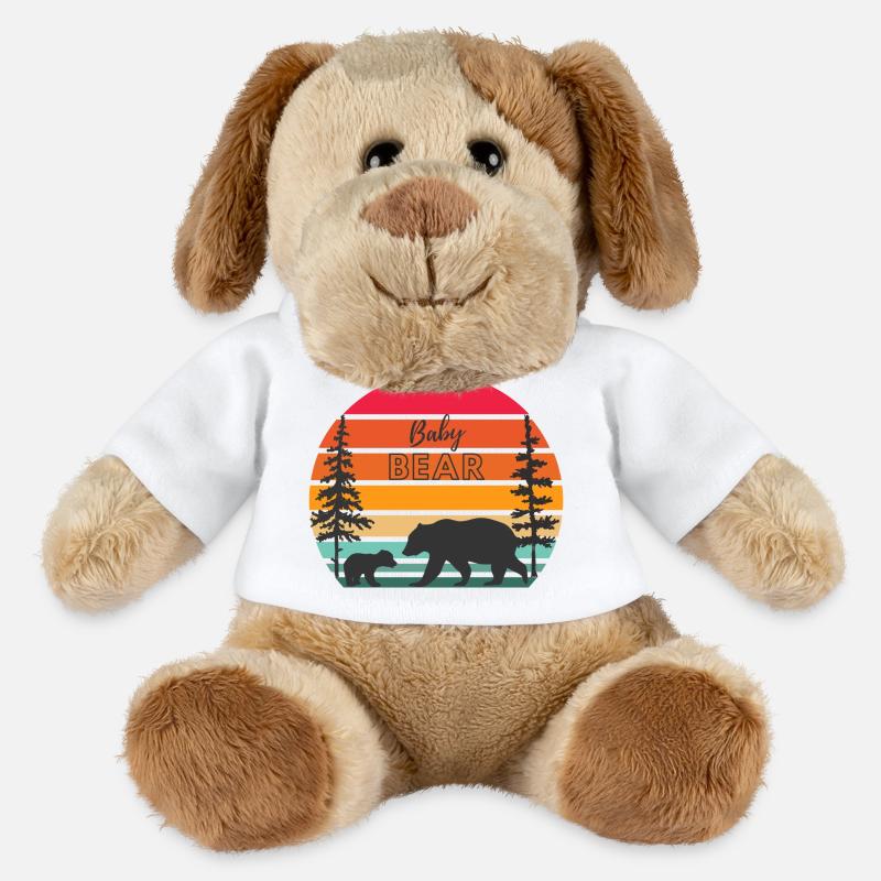Bébé ours - Chien en peluche Helge MiniFeet® - blanc