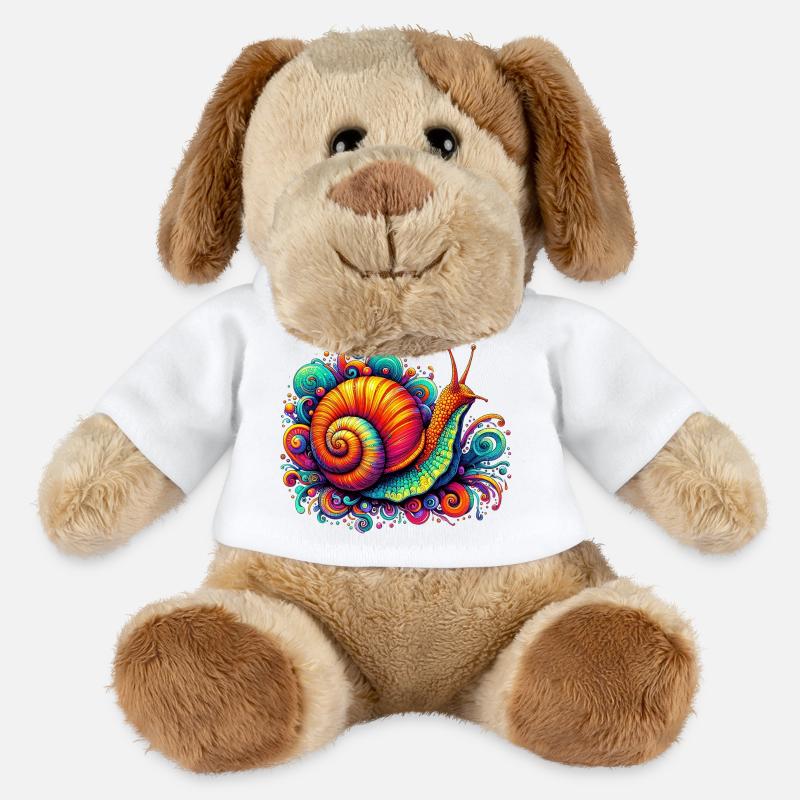 Schnecke - MiniFeet® Hund Helge - Weiß