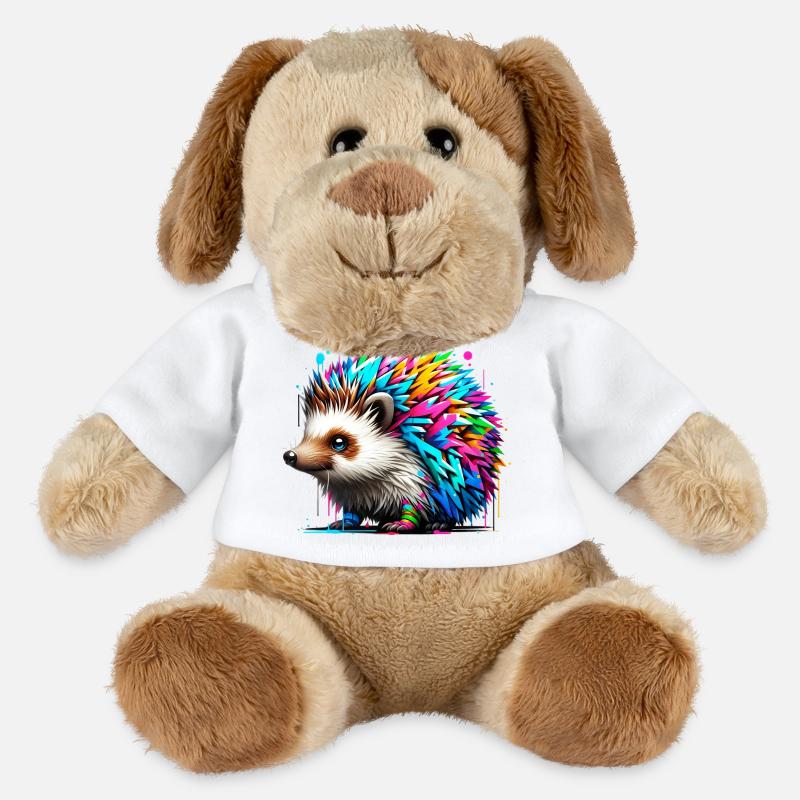 Hérisson - Chien en peluche Helge MiniFeet® - blanc