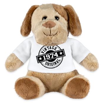 1974 ORIGINAL - MiniFeet® Hund Helge - Weiß - Vorne