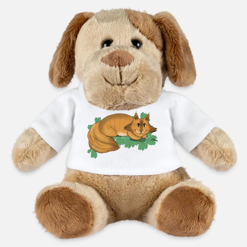 Chat du Cheshire - Chien en peluche Helge MiniFeet® - blanc