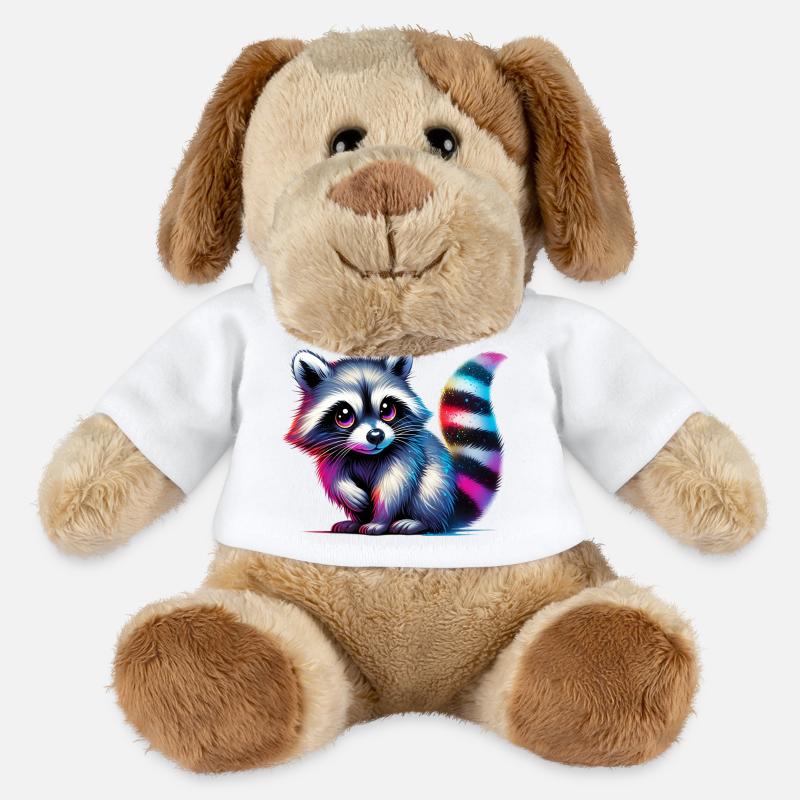 Waschbär - MiniFeet® Hund Helge - Weiß