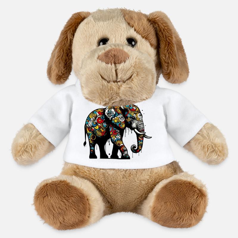 Elefant - MiniFeet® Hund Helge - Weiß