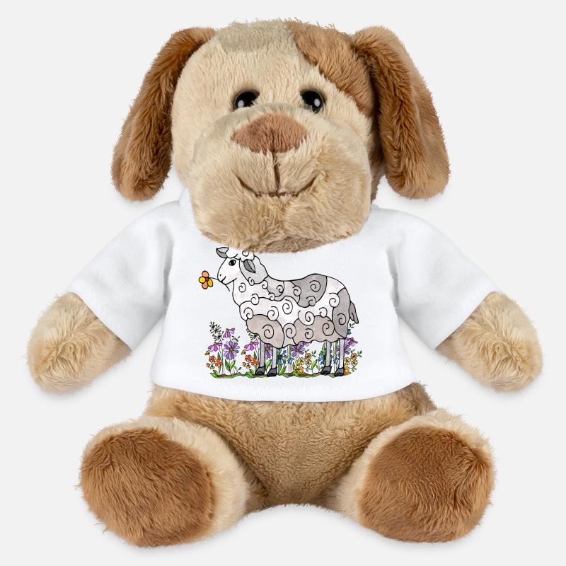 Schaf - MiniFeet® Hund Helge - Weiß