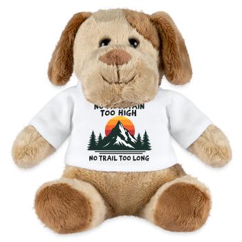 Aucune montagne n’est trop haute, aucune montagne n’est trop longue - Aventure - Chien en peluche Helge MiniFeet® - blanc - Devant