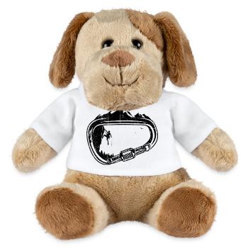 Karabiner-Spitzen - MiniFeet® Hund Helge - Weiß - Vorne