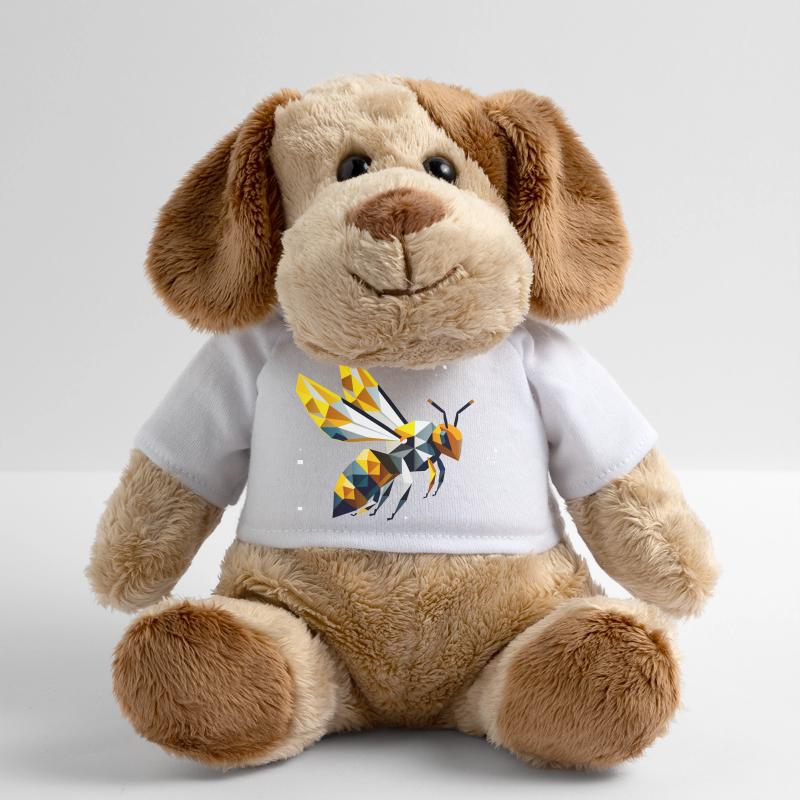 geometric bee, in modern polygon style MiniFeet® Dog Helge