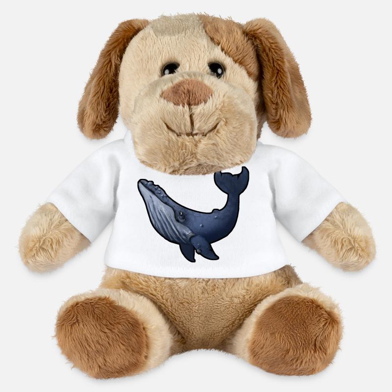 Buckelwal - MiniFeet® Hund Helge - Weiß