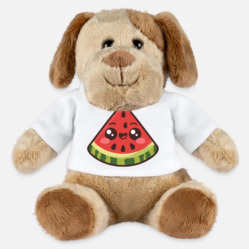 Cute Watermelon Slice - MiniFeet® Dog Helge - white