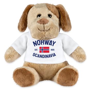 Norway - Norge - Norwegen - Scandinavia - 1905 - MiniFeet® Hund Helge - Weiß - Vorne