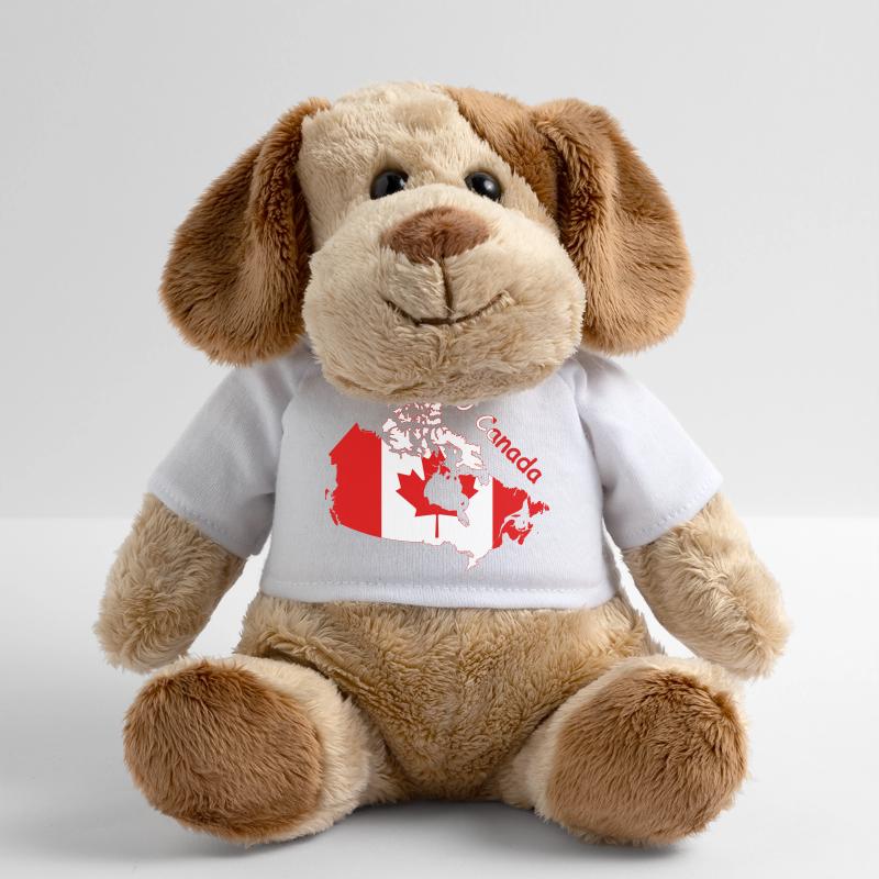 Ô Drapeau du Canada Silhouette Chien en peluche Helge MiniFeet®