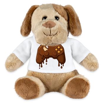 Chocolate Gamepad Drops - MiniFeet® Dog Helge - white - Front